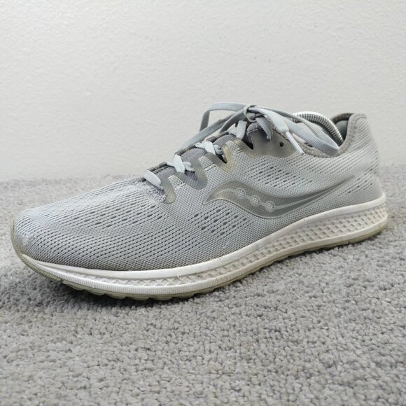 Saucony VersaFoam Flame Mens Size 11 Running Shoes Gray Mesh Sneakers Low Top - Picture 3 of 10